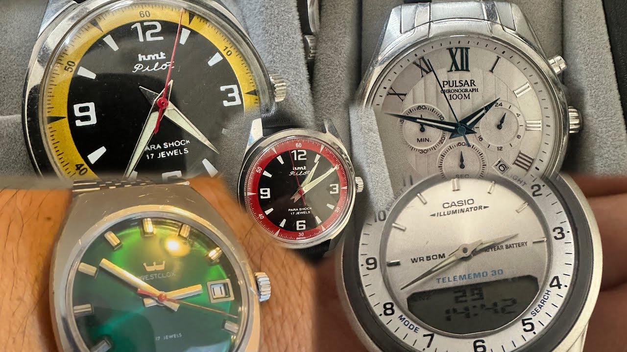 Много Gucci, много Fucci, а также некоторые индийские бренды, такие как HMT, и другие.