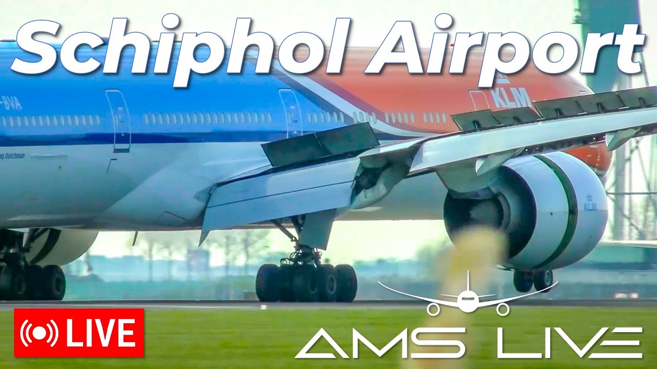 🔴 LIVE: PLANE SPOTTING at Amsterdam Schiphol Airport | Apr 9, 2026