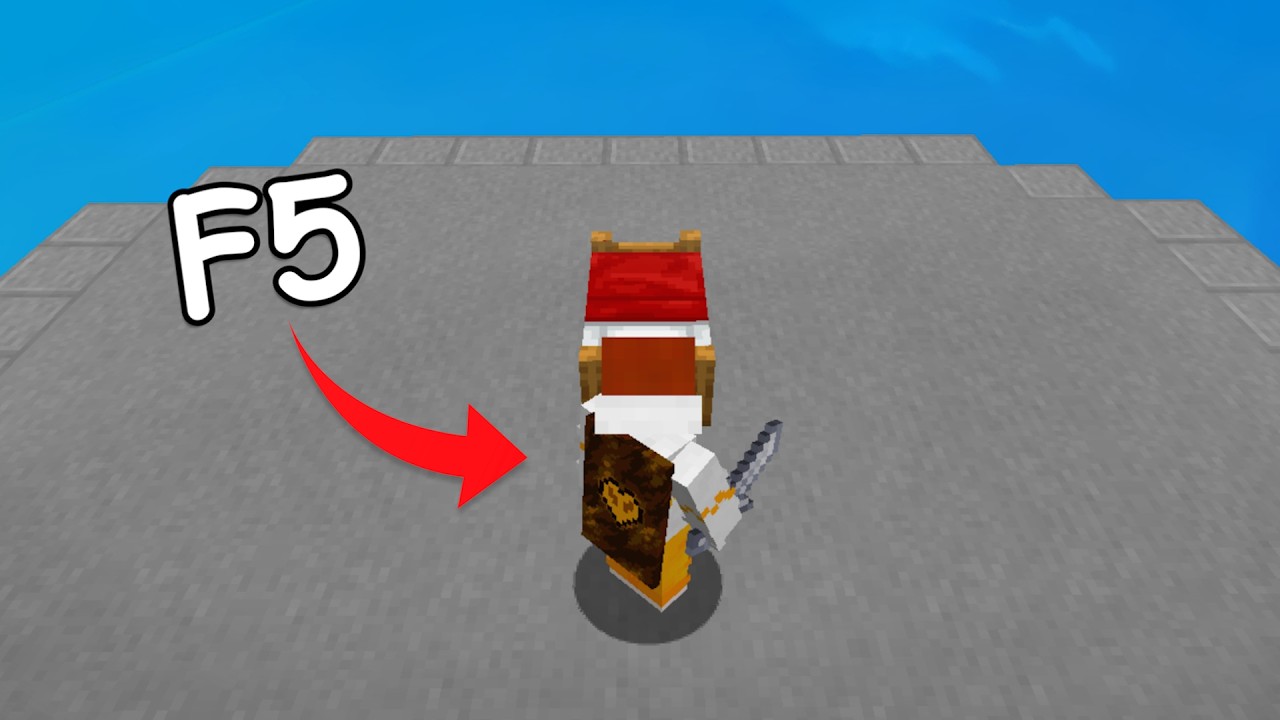 Jogando Bedwars só no F5
