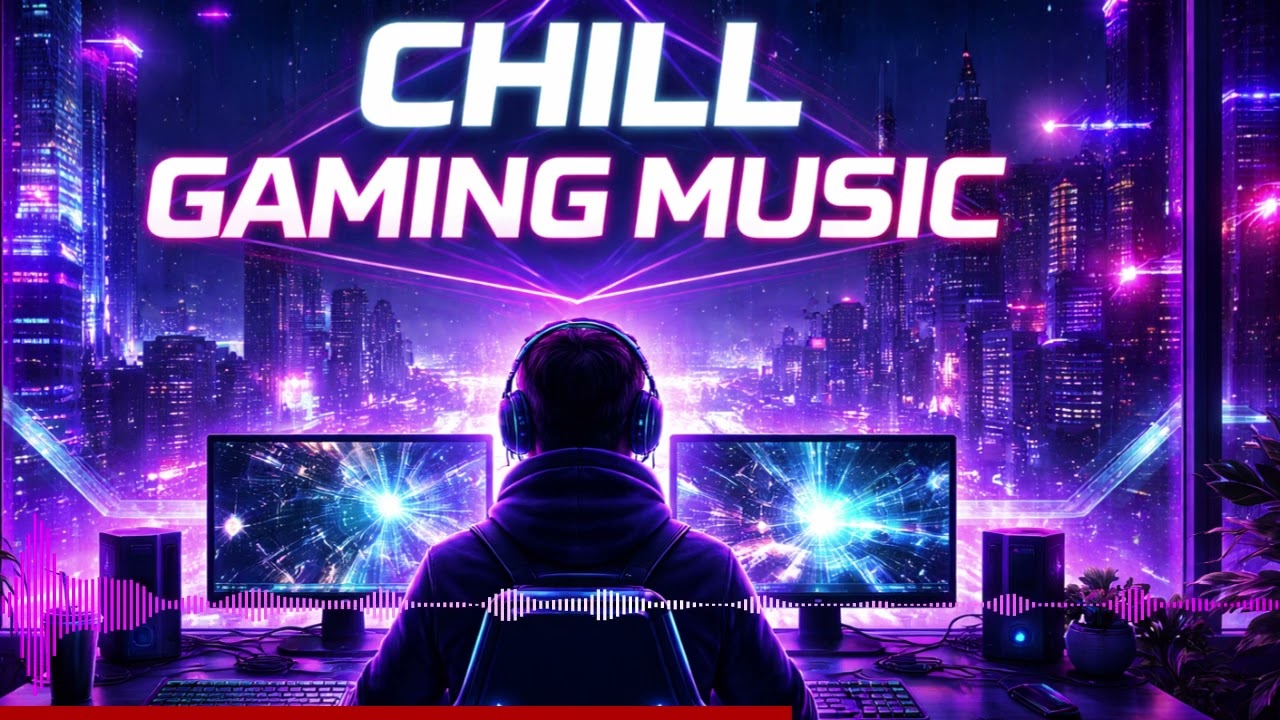 Neon Save Point | Ambient Gaming Music 🌌 | Sci-Fi Background Beats for Study & Play