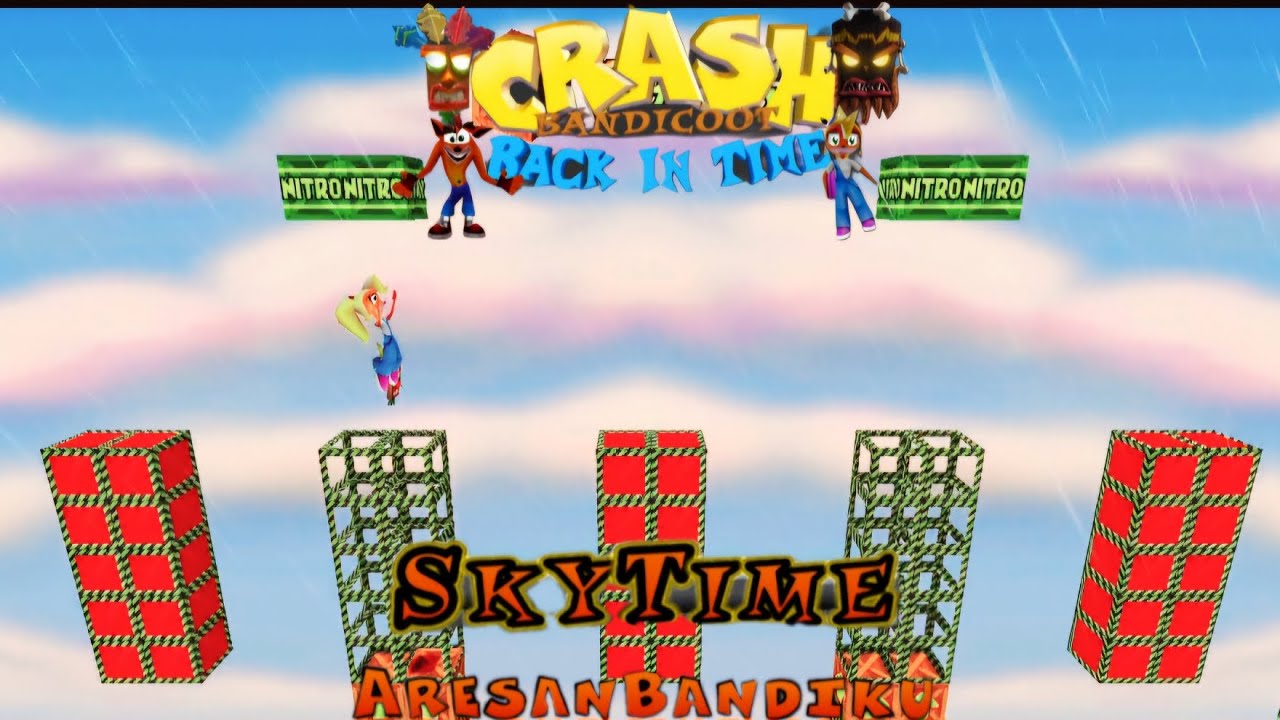 Crash Bandicoot - Back In Time Fan Game Custom Level: Sky Time By AresanBandiku
