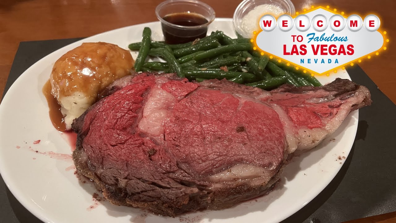 LAS VEGAS RESTAURANT REVIEW - Village Pub at Ellis Island $22 Prime Rib