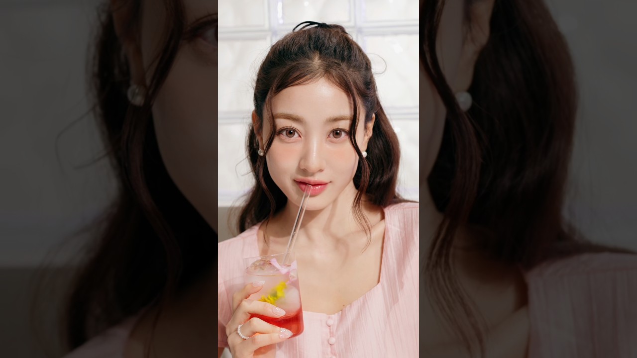 [Milk Touch x JIHYO] 🌼 𝐃𝐞𝐰 𝐒𝐭𝐚𝐢𝐧 𝐒𝐡𝐞𝐞𝐫 𝐋𝐢𝐩 𝐆𝐥𝐨𝐬𝐬 #JIHYO #지효 #ジヒョ #TWICE #트와이스