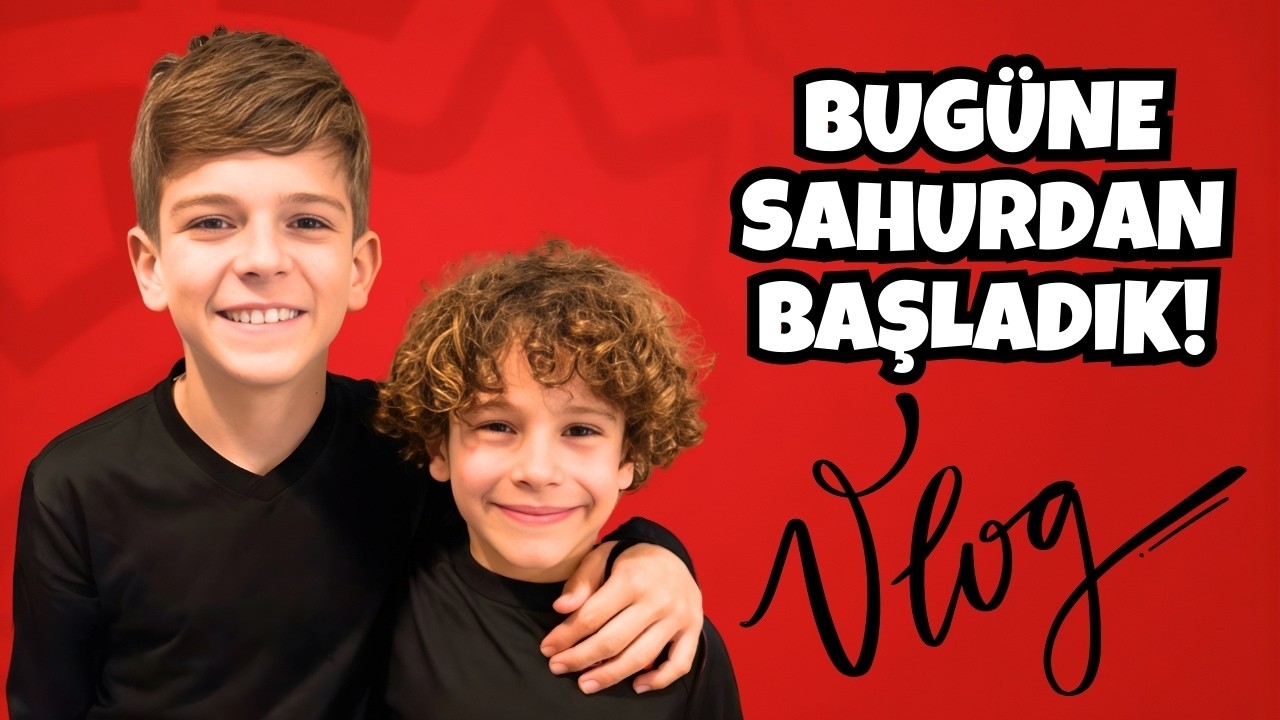 DONDUM ÇOCUKLAR YA! SAHURDAN İFTARA TAM GÜN VLOG