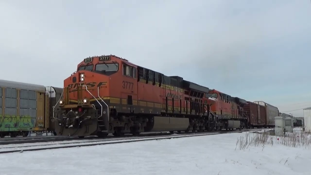 Twin Cities Area Trains on a Cold December Day