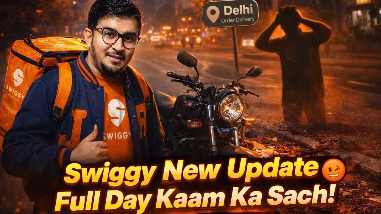 Swiggy New Update More Pay 😡 | Full Day Kaam Ka Sach | Delhi Order Delivery Reality!