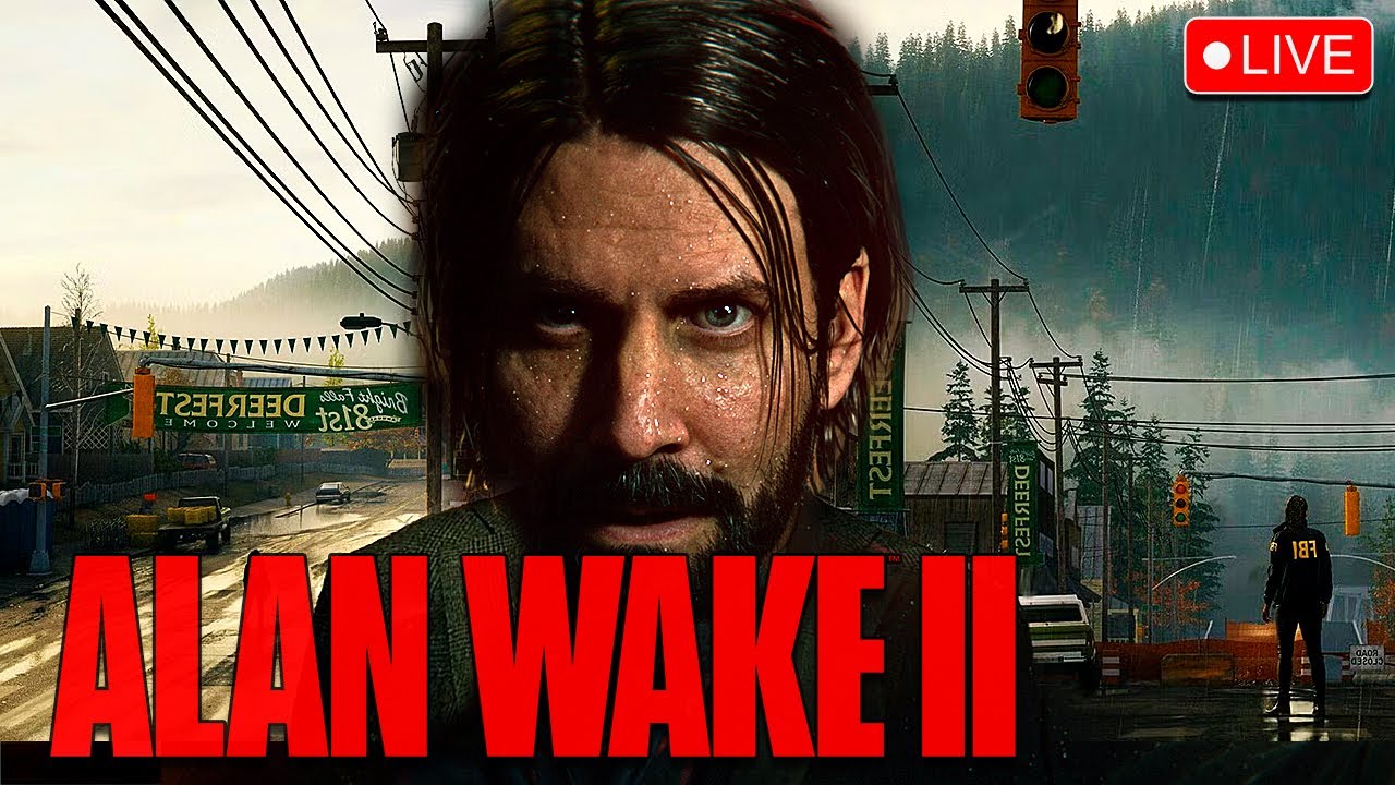 INÍCIO DE ALAN WAKE 2 — será que é tudo isso? LIVE de terror ao vivo
