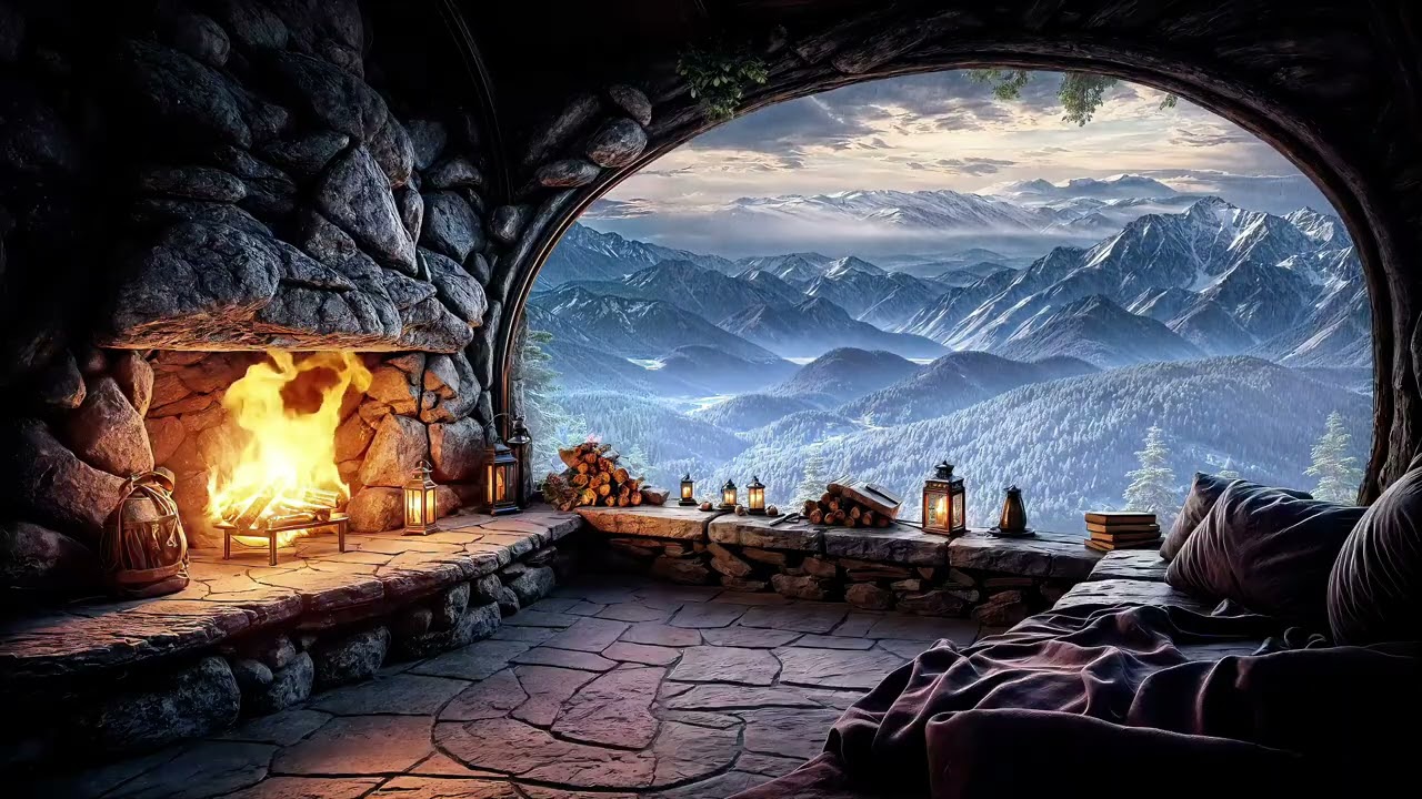 Fireplace Ambience for Deep Sleep | 3 Hours Cozy Crackling Fire Sounds