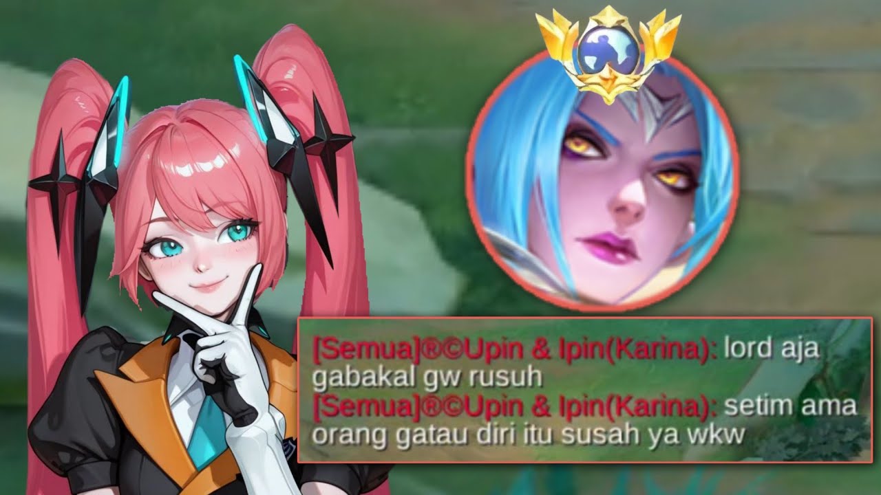 GAK PERLU SOK BAIK KARINA! MASUK LATE GAME JUGA LU & TIM LU GAK BAKAL GUE KASIH NAFAS😝