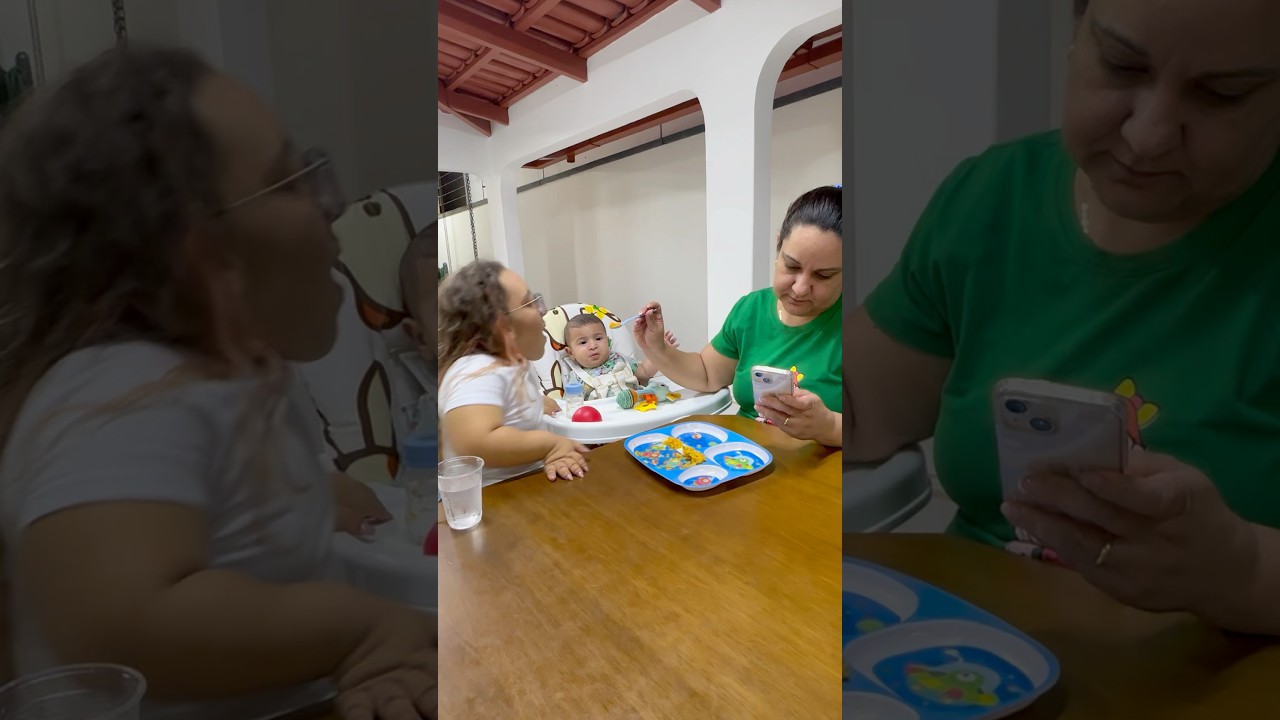 Comeu a papinha de beb&ecirc;!!!