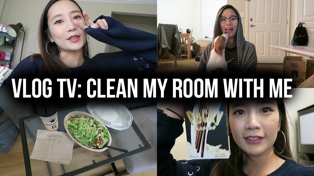 VLOG TV: CLEAN MY ROOM WITH ME AGAIN!!! | 又到了整理房間的時候♡♡