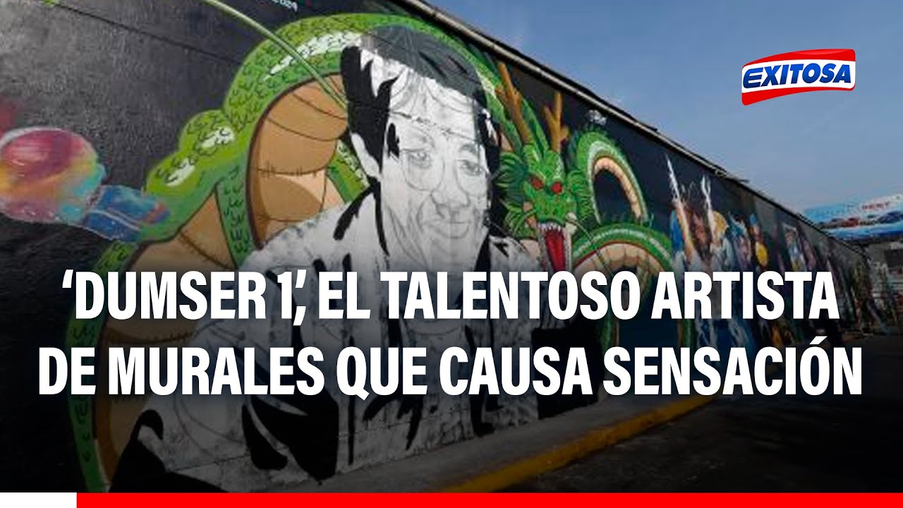🔴🔵Dumser1: Talentoso artista de murales, Alexander Torres, causa sensación en las redes sociales