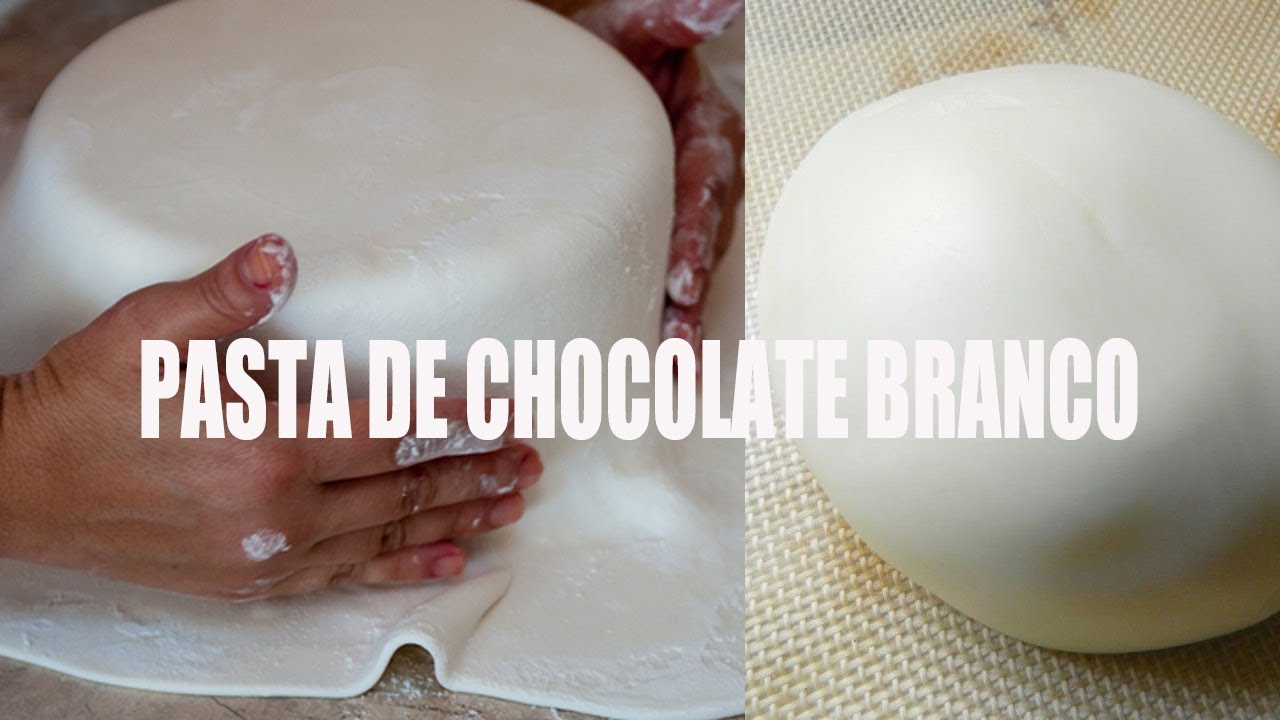 COMO FAZER PASTA DE CHOCOLATE BRANCO PARA COBERTURA DE BOLOS - MUITO MELHOR QUE PASTA AMERICANA.