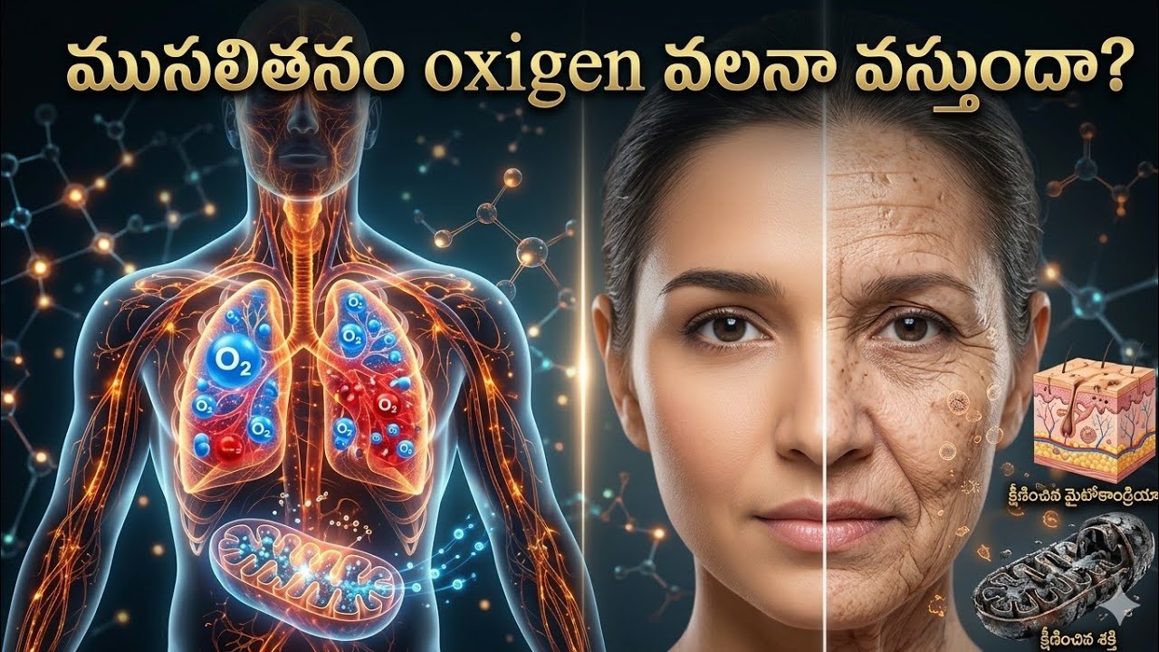 How Oxygen Causes Wrinkles & Premature Aging – Science Explained ముసలితనం ఎలా వస్తుంది