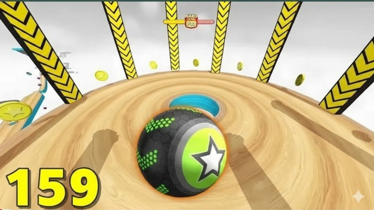 Going Balls, SpeedRun, Going Balls Portal Run Gameplay Level 160 Walkthrough Android, los Max