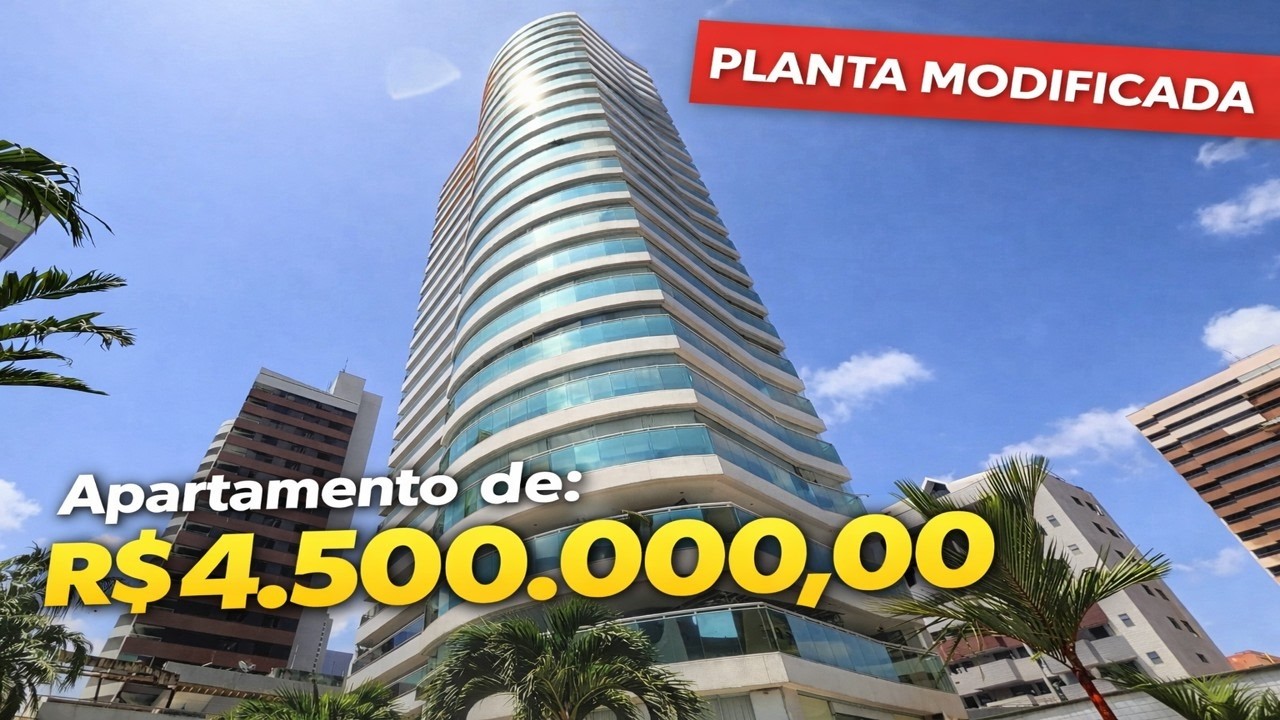 APARTAMENTO COM UM CLOSET GIGANTE POR R$4.500.000,00 EM FORTALEZA!