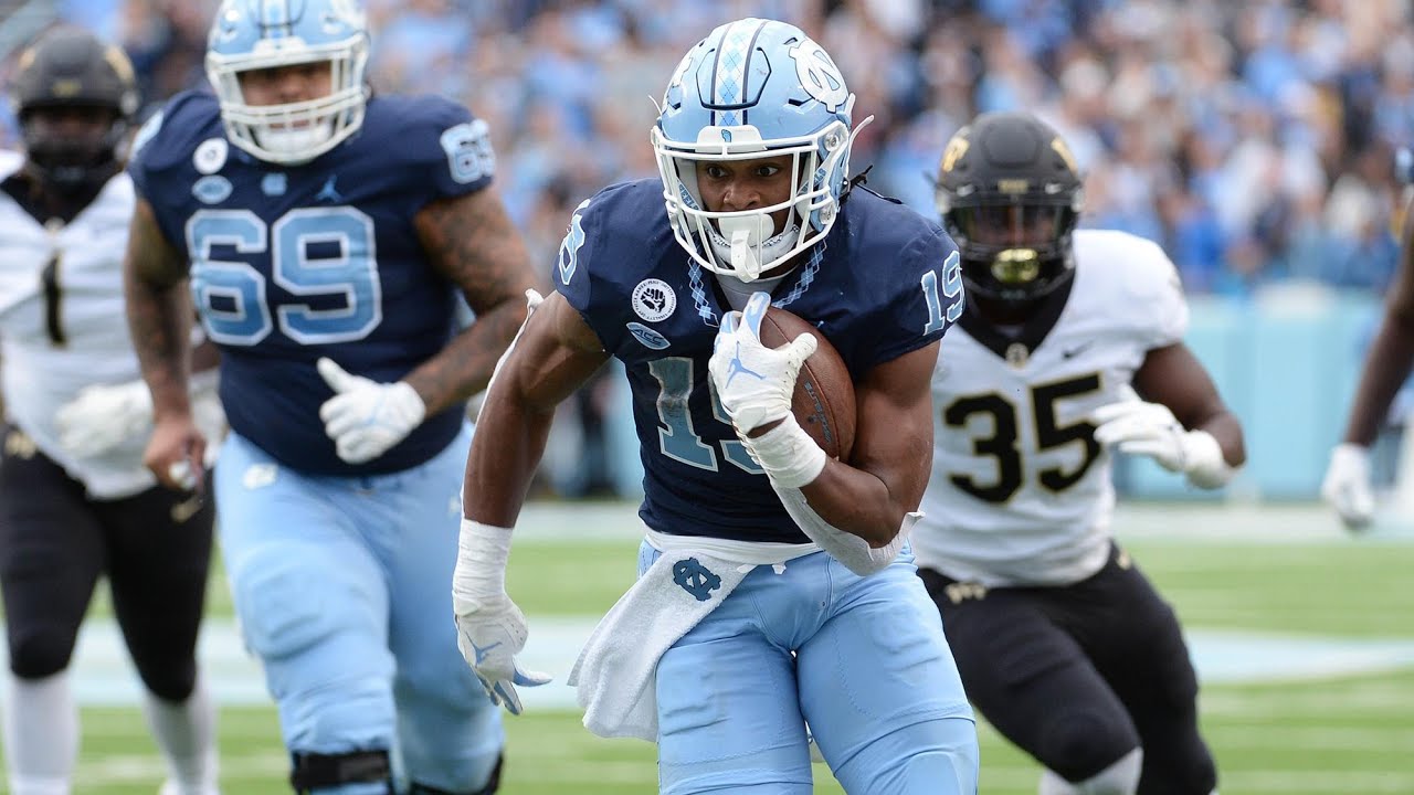 UNC Football: Tar Heels Complete Comeback, Upset #9 Wake Forest 58-55
