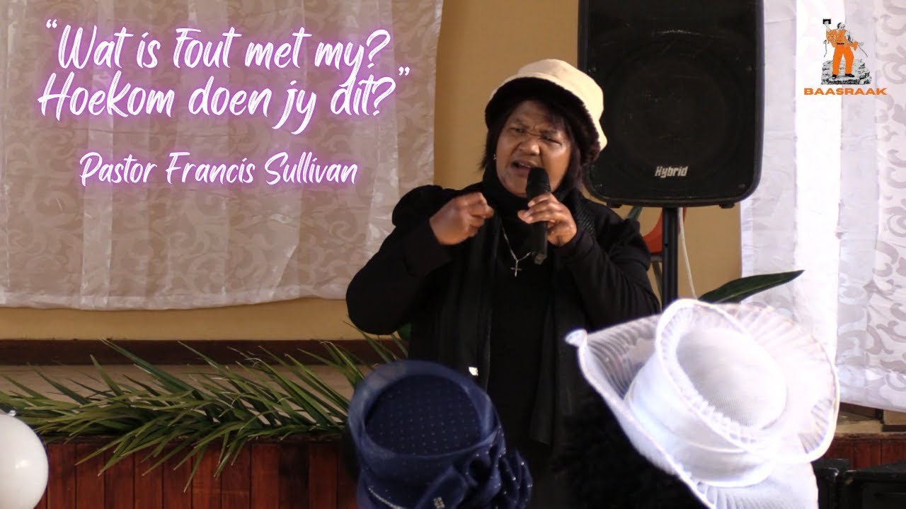 “Wat is fout met my - Hoekom doen jy dit?” - Francis Sullivan