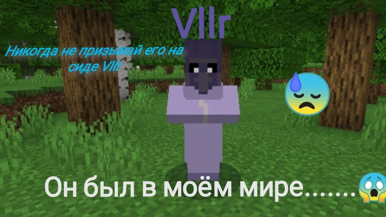 😱Я ПриЗВаЛ Реального Vllr на сиде где он обитсет.майнкрафта!!!! мистика😱😱😱(Реальная мистикааа.....)