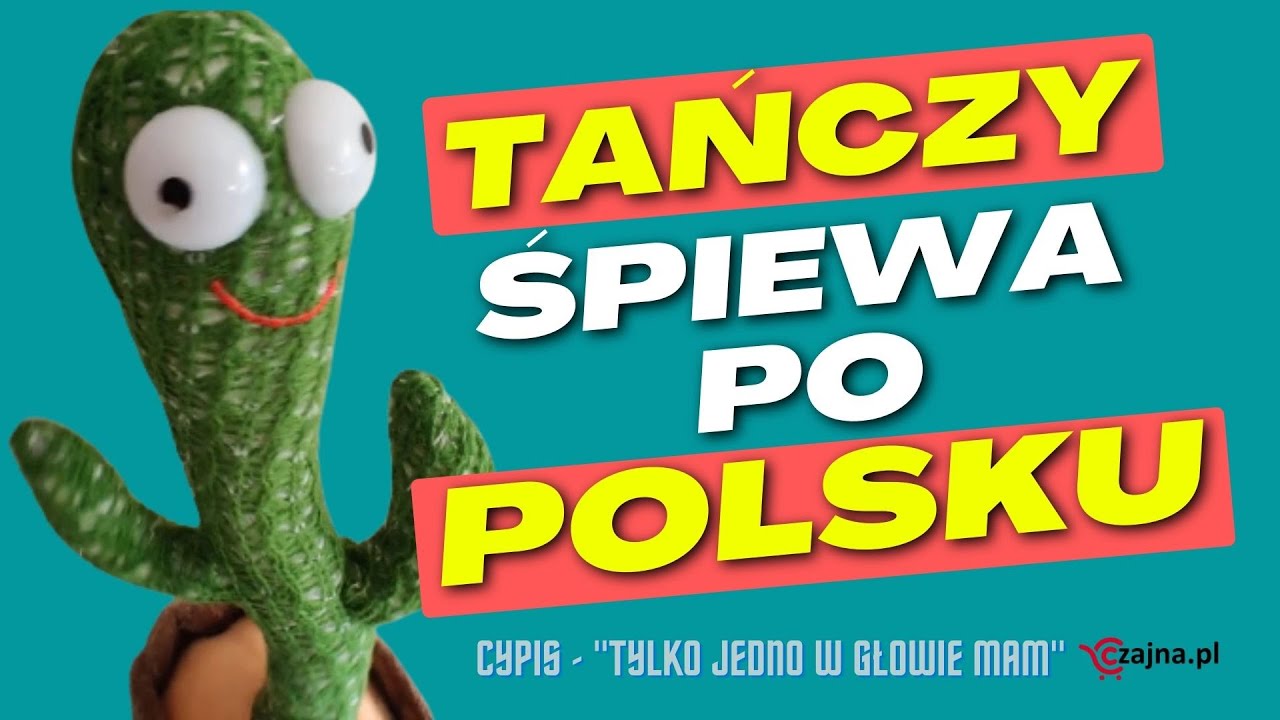 Pluszowy kaktus z ALIEXPRESS, kt&oacute;ry tańczy i śpiewa po POLSKU [Tylko jedno w głowie mam]
