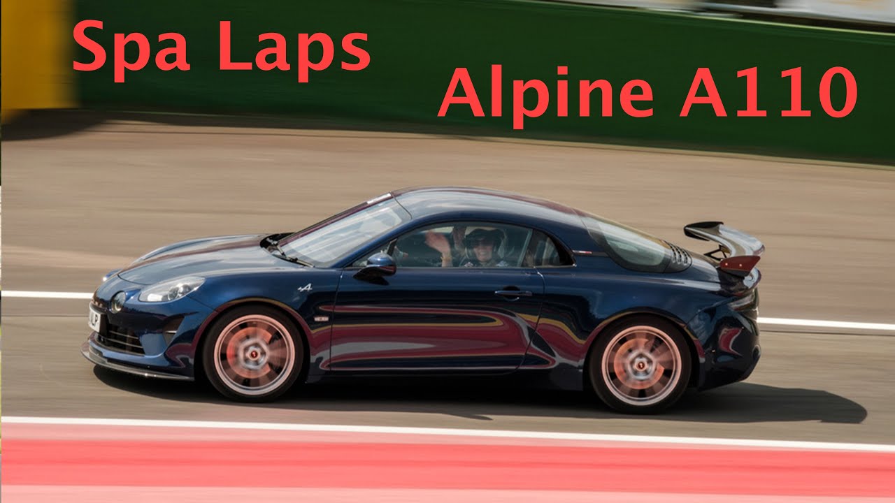 A couple of very average laps of Spa Francorchamps - Alpine A110