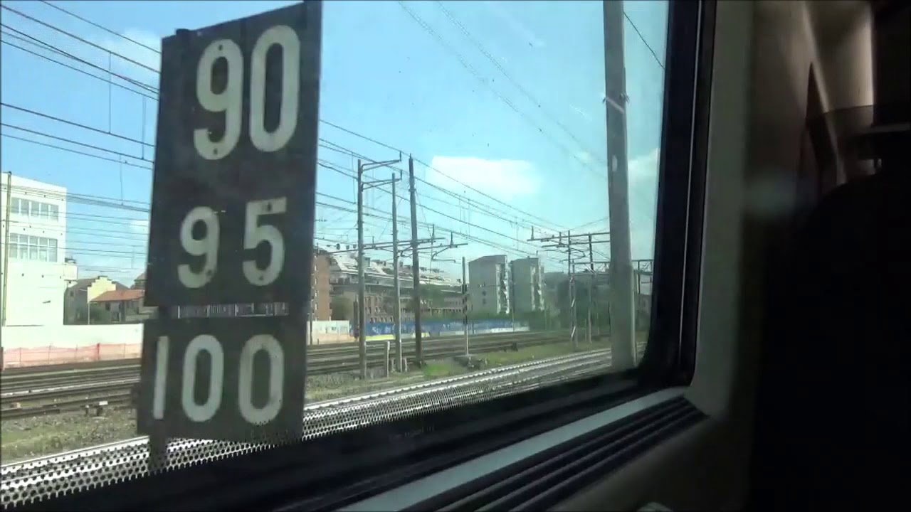 Journey on Frecciarossa 9747 ETR 500 5299 355-0 from Torino P. Nuova to Milano C.