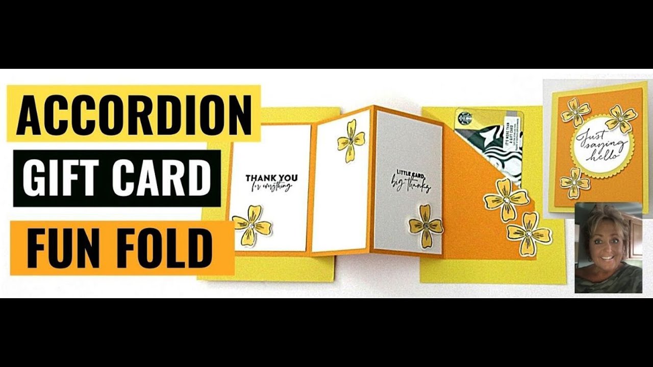 The Most Fabulous Accordion Fun Fold/Gift Card Holder