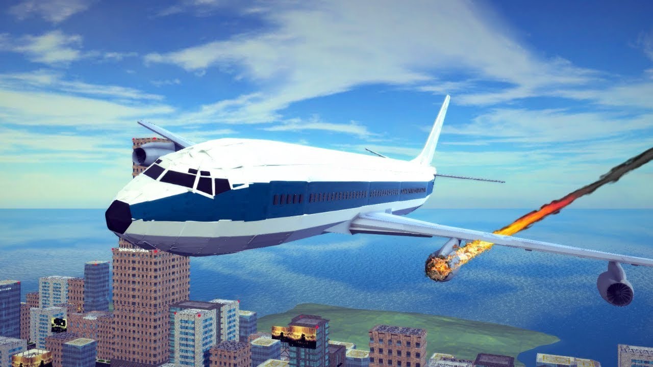 Real Airplane Disasters and Crashes #13 | Besiege