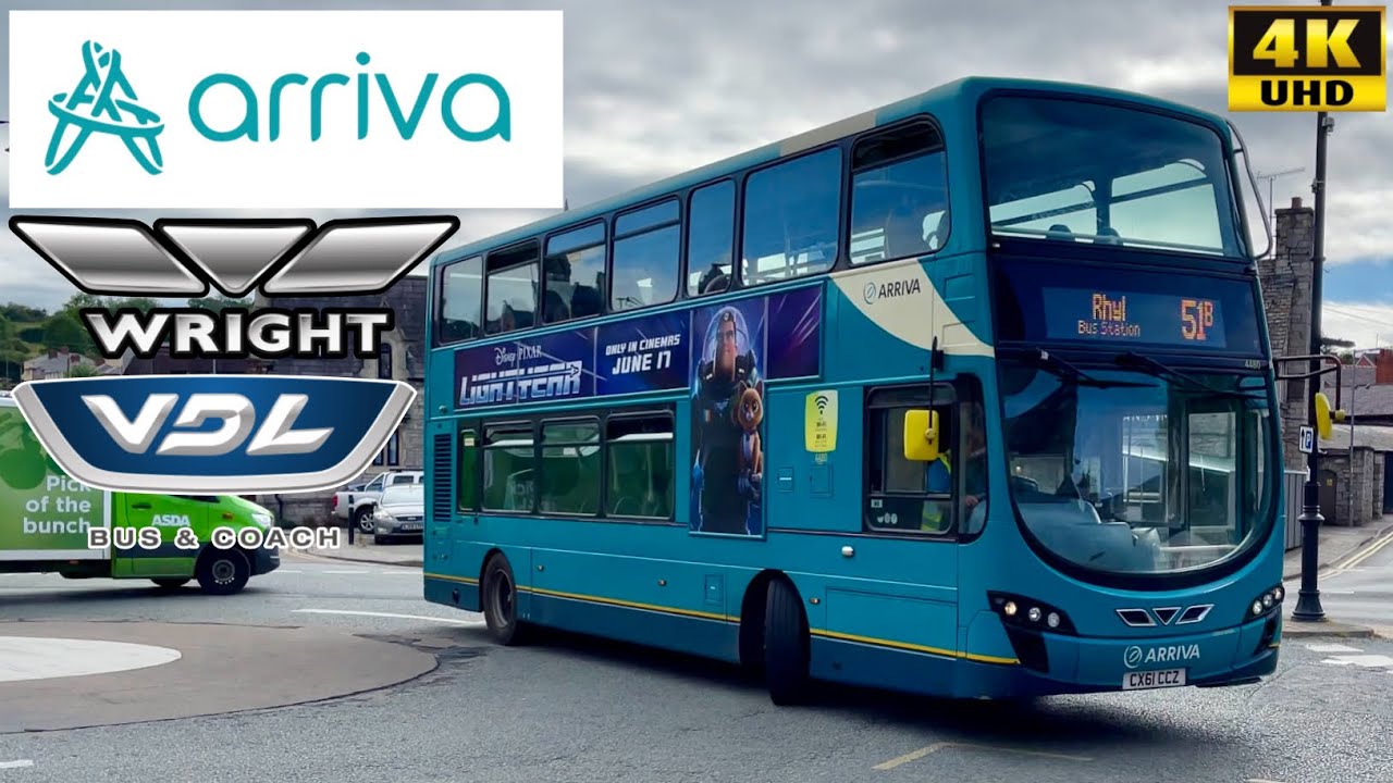 [Arriva Wales: 51B Denbigh to Rhyl, St Asaph & Bodelwyddan] Wright Gemini2 VDL DB300 (4480/CX61CCZ​)