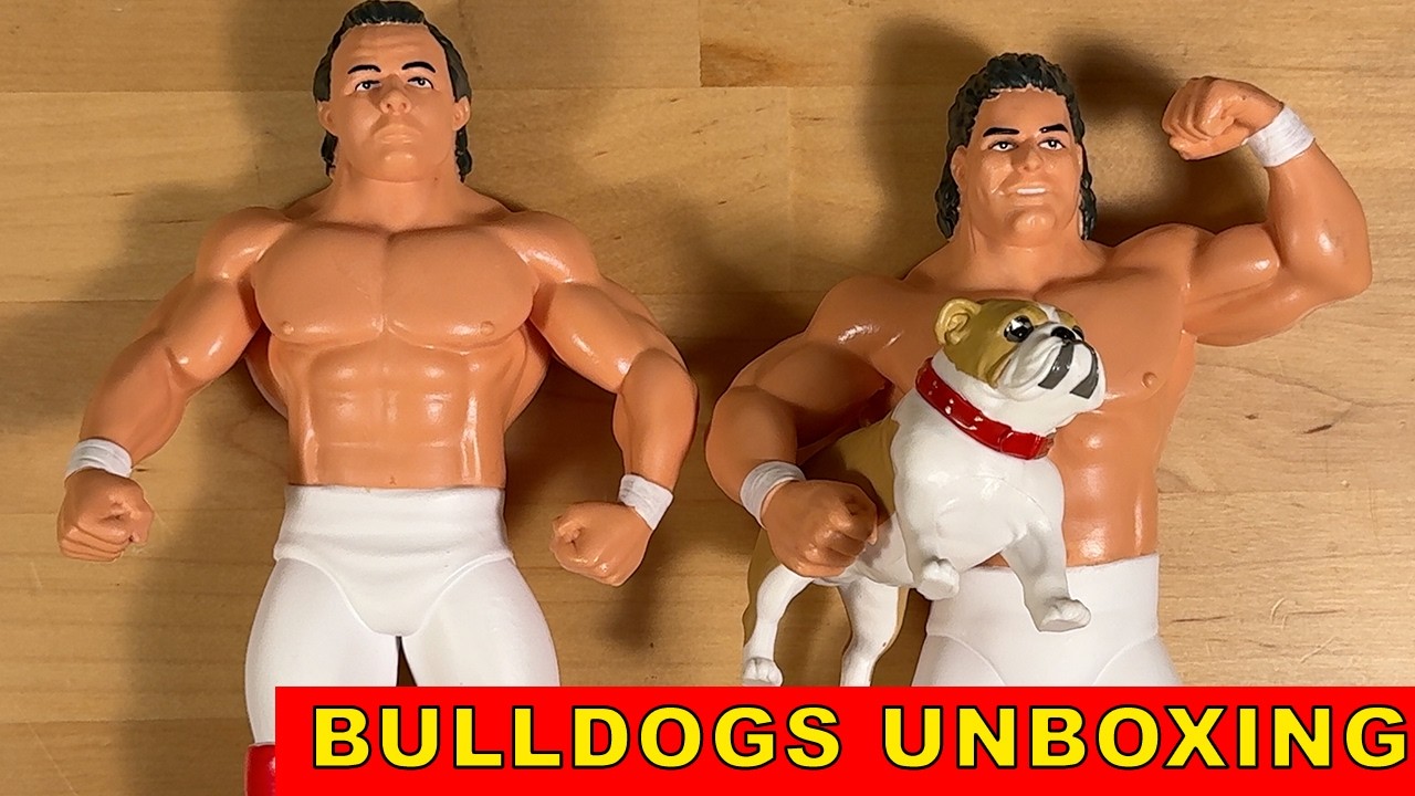 FIRST LOOK British Bulldogs Big Rubber Guys Unboxing & Review! Dynamite Kid Davey Boy Smith Mathilda