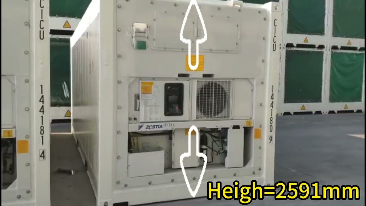 Chill Anywhere: 20ft Reefer Container with Powerful Daikin Zestia Cooler!