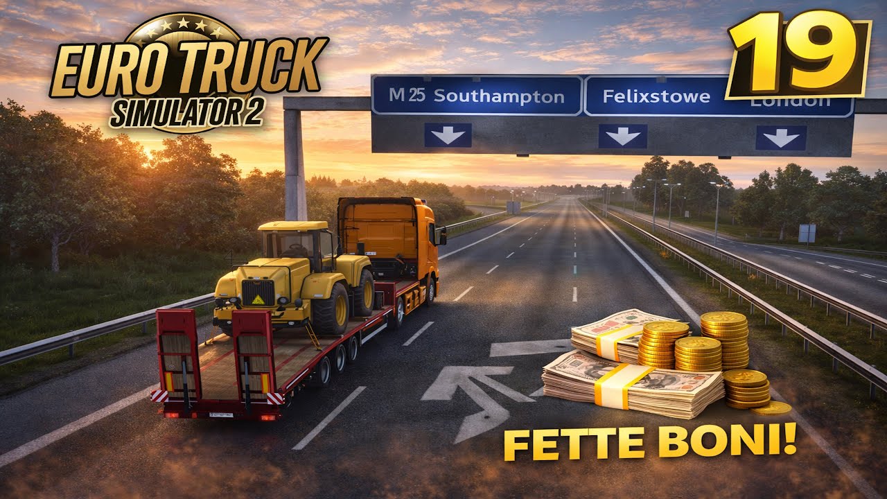 Euro Truck Simulator 2 #19 – England zahlt richtig gut 🚛 | Fette Boni & Kredit sinkt