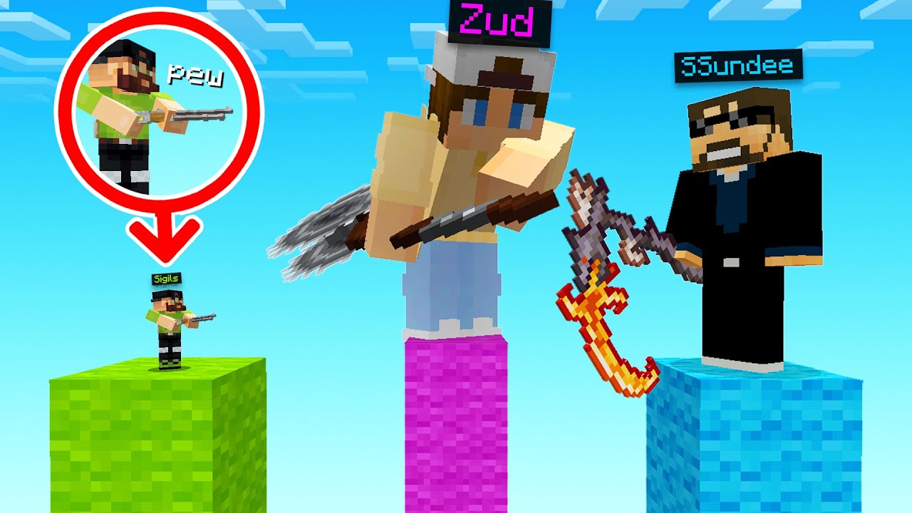 TOXIC Random Items in Minecraft Pillars