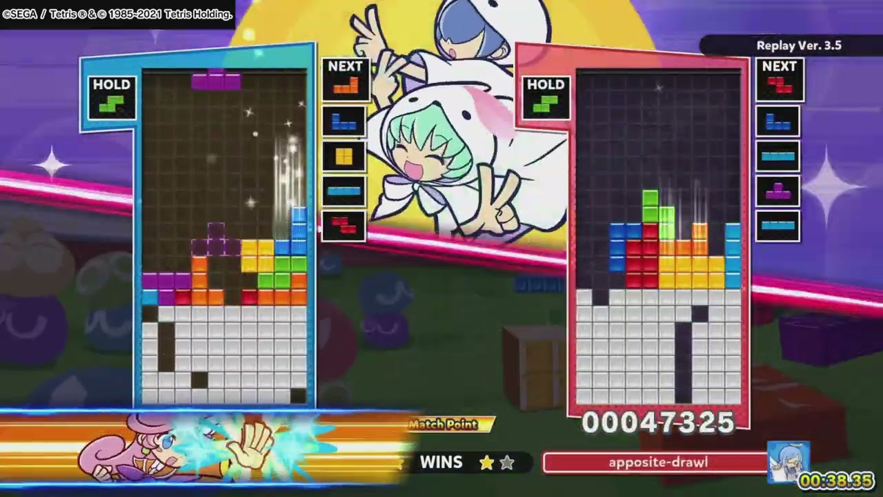 [PS5] Puyo Puyo Tetris 2 | Faith6250 (Raffina) vs. apposite-brawl (Yu & Rei)