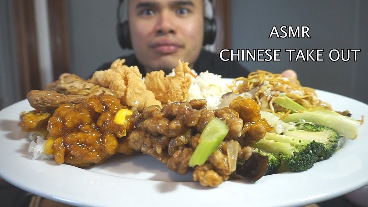 Asmr CHINESE TAKEOUT *EXTREME EATING SOUNDS *NO TALKING