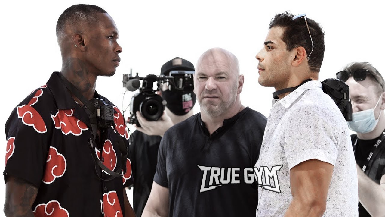 Перепалка Адесанья и Коста перед боем / Лицом к лицу на пресс-конференции UFC 253