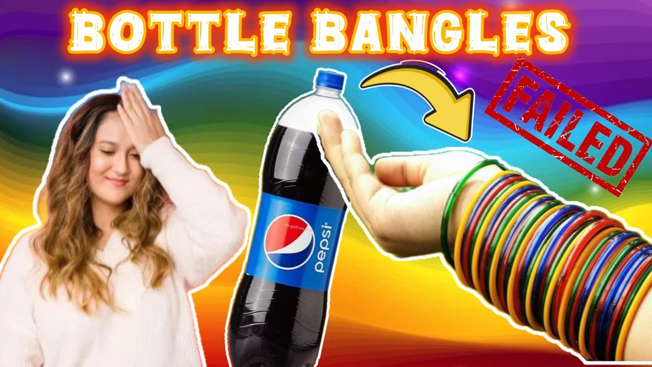 Plastic bottle bangles #plastic#bottle#craft#bangles#diy#beauty#india#handmade#ytstudio#girl#indian