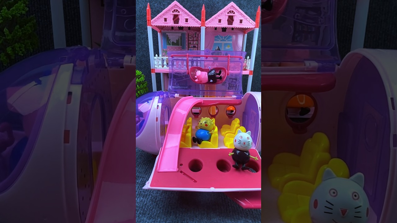 Satisfying With Unboxing & Review Peppa Pig Slide Plane Toy | ASMR Videos #peppapig #reviewtoy