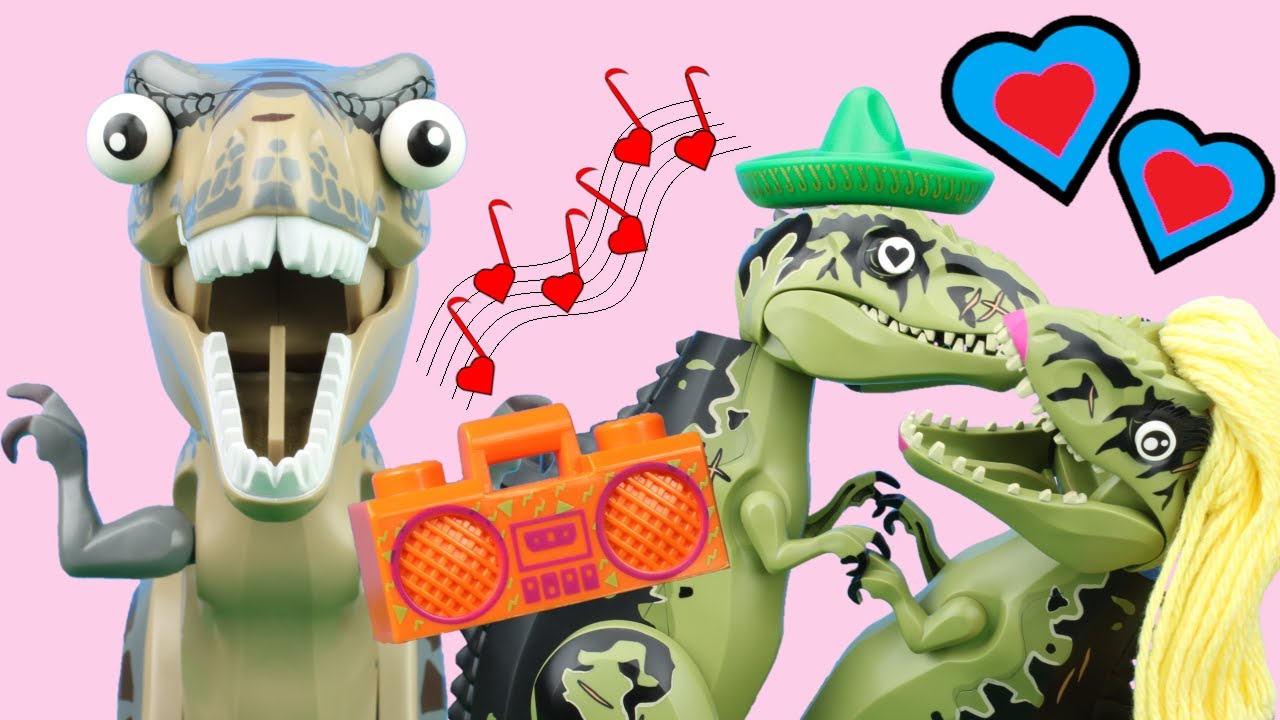 Love Dance! 🦖💖 | Lego Jurassic World Stop Motion | Reptibian Bricks