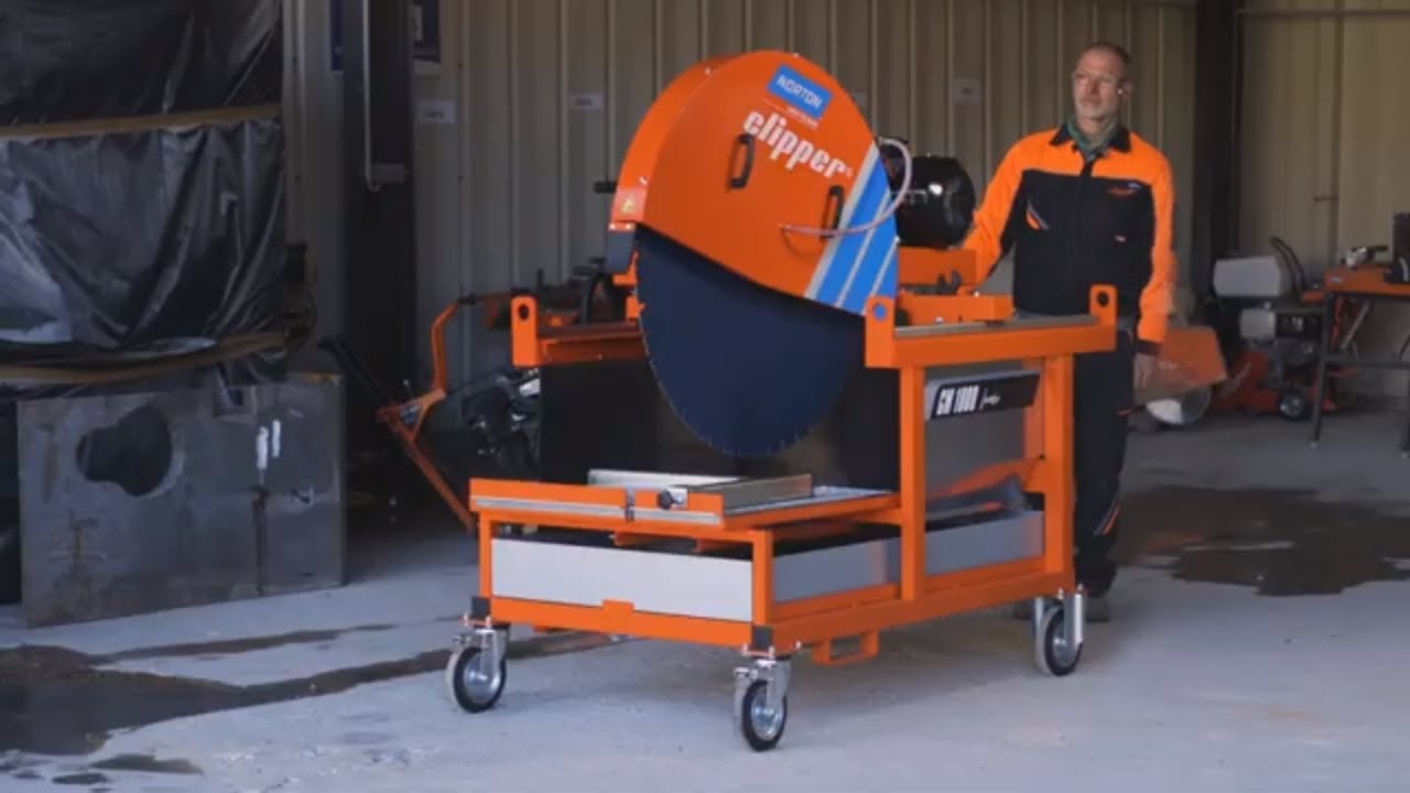 Norton Clipper CM1000 Jumbo Masonry Saw for cutting BIG blocks
