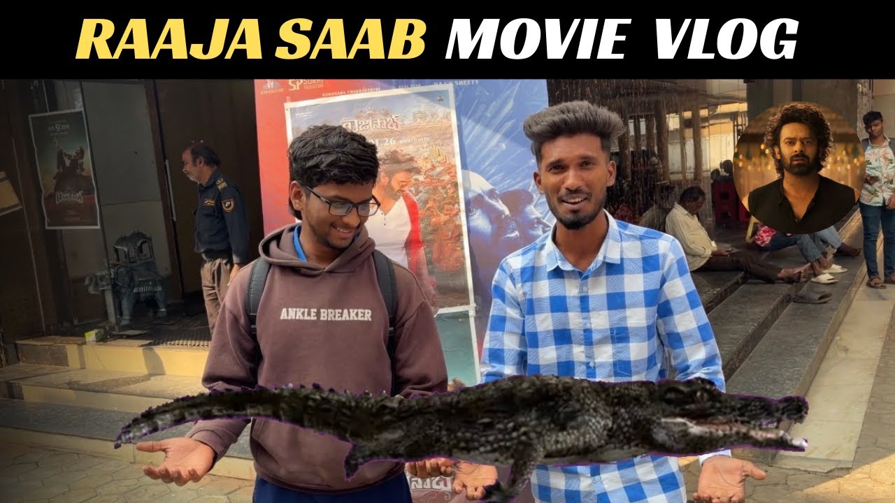 THIS WAS CRAZY 😱 | Raaja Saab Movie Vlog 🔥😂 | Lokesh diaries
