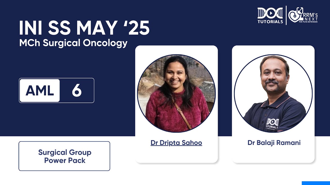 INI-SS May 25 AML 6 MCh Surgical Oncology, Dr. Dripta shares her success story.