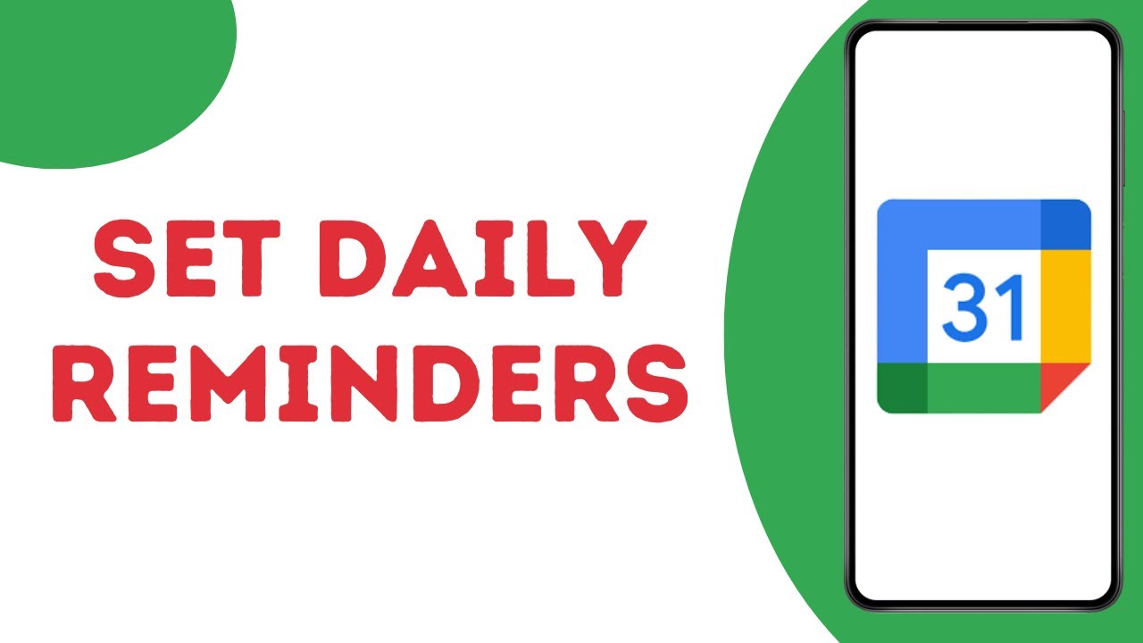 How To Set Daily Reminders On Android ?