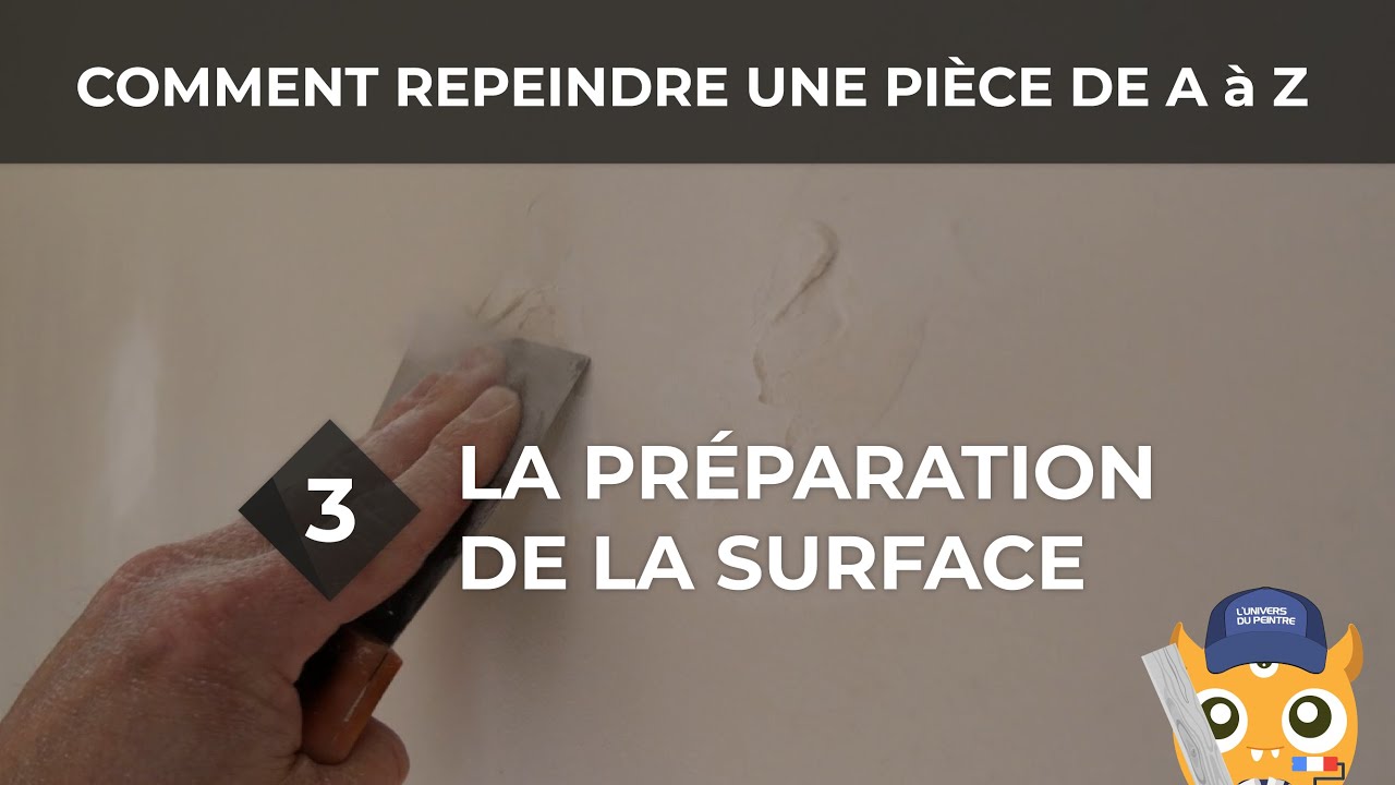 Tutoriel : pr&eacute;parer correctement sa surface (mur, plafond...) avant de peindre une pi&egrave;ce