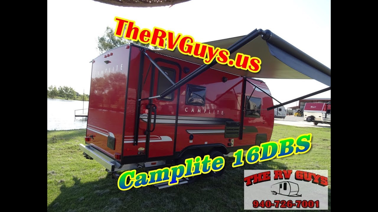 Red Hot  And Super Light Boondocking Travel Trailer!  2018 Camplite 16DBS