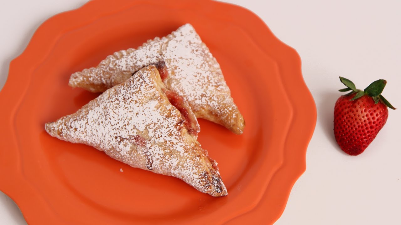 Strawberries and Cream Turnovers Recipe - Laura Vitale - Laura in the Kitchen Episode 583