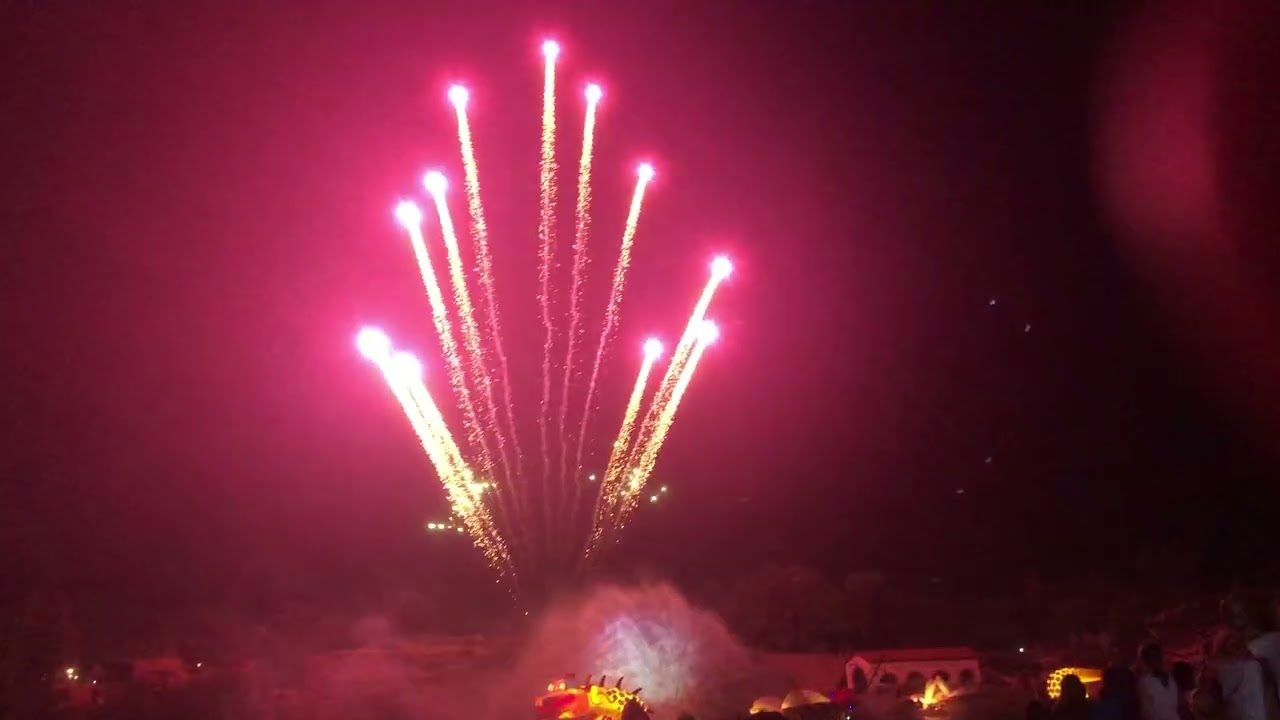 Portaventura FiestAventura - FULL Fireworks display and show