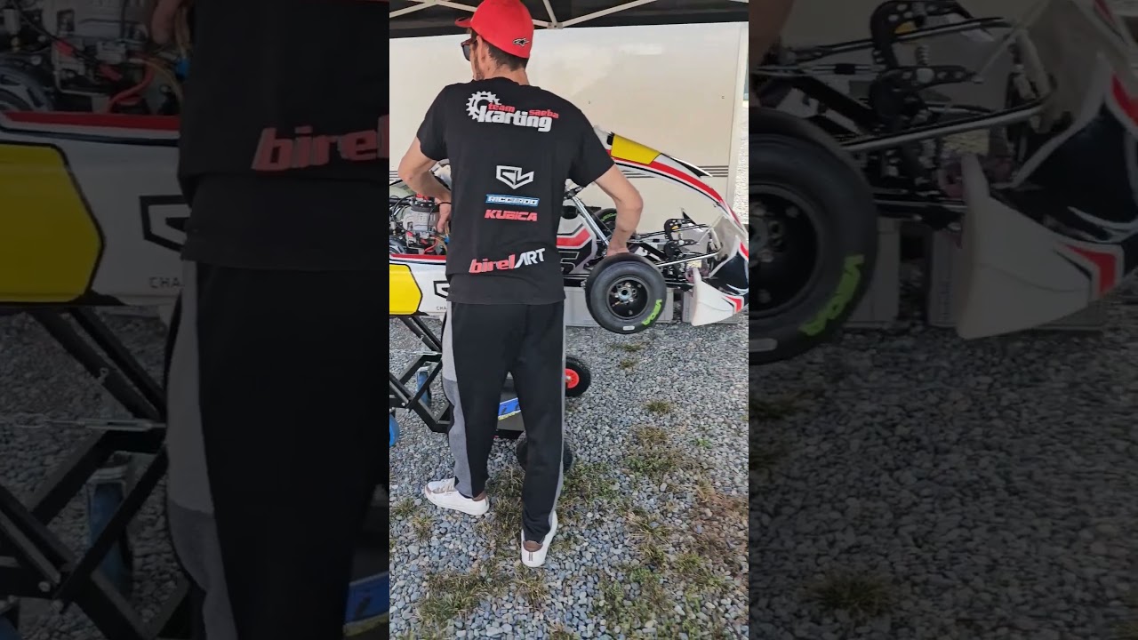 Birel Art KZ 125 cc warm up at  pista le sirene👍🏼