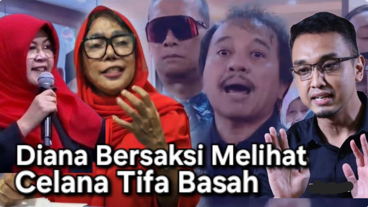 DIANA LIHAT CELANA BELAKANG TIFA BASAH, MEREKA SAMPAI TERKENCING-KENCING, MENANTANG RISMON & KURNIA