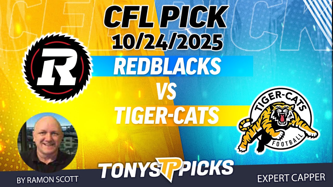 Коэффициенты ставок и прогнозы на матч Redblacks против Tiger-Cats CFL, 24.10.25 | Night Moves Show